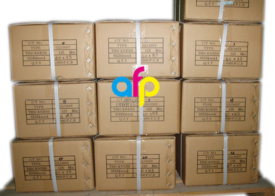 Transparante Zak het Lamineren Filmbladen voor Beeld/Identiteitskaartbescherming