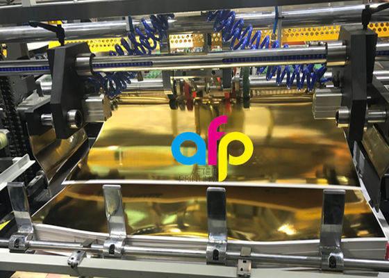 Film van de steen de Gouden Metaalpolyester, 24 Micronpolyester het Lamineren Film