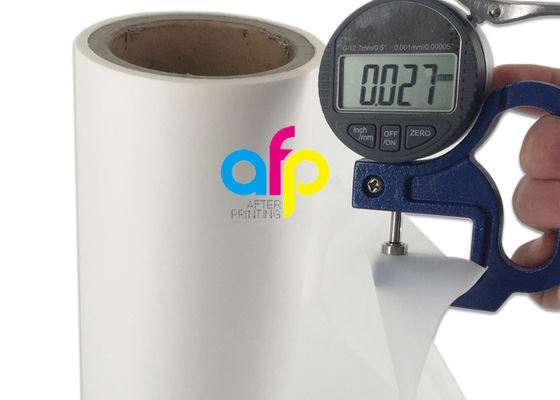 27 Mic BOPP het Lamineren Filmbroodje, Broodje van de de Verpakkingsfilm van de 3 Duimkern het Kosmetische