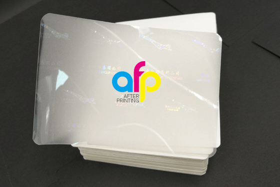 Aangepaste het Lamineren van Hologramlogo brand pet holographic pouch Film