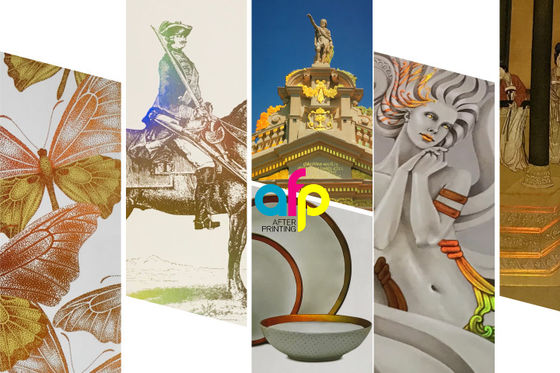 Definitie van fijne overbedrukking koudfolie