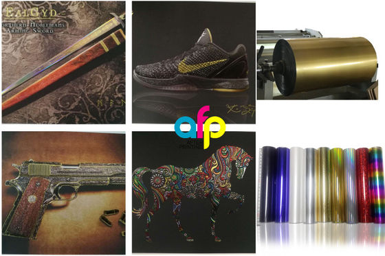 Definitie van fijne overbedrukking koudfolie